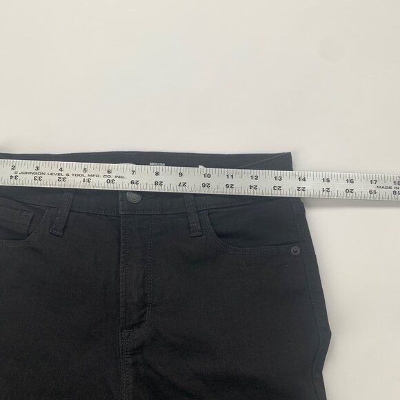 Old Navy Rockstar Super Skinny Jeans Women's Size 6 Black Denim High Rise - Picture 6 of 8